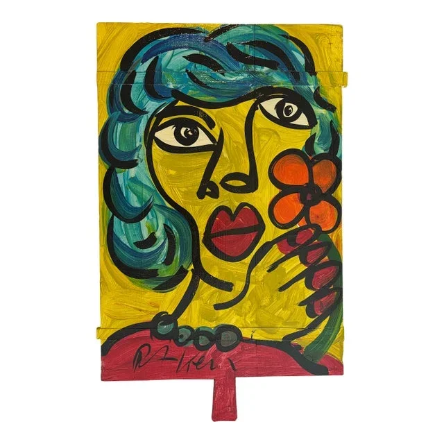 Peter Keil Portrait Painting on Board