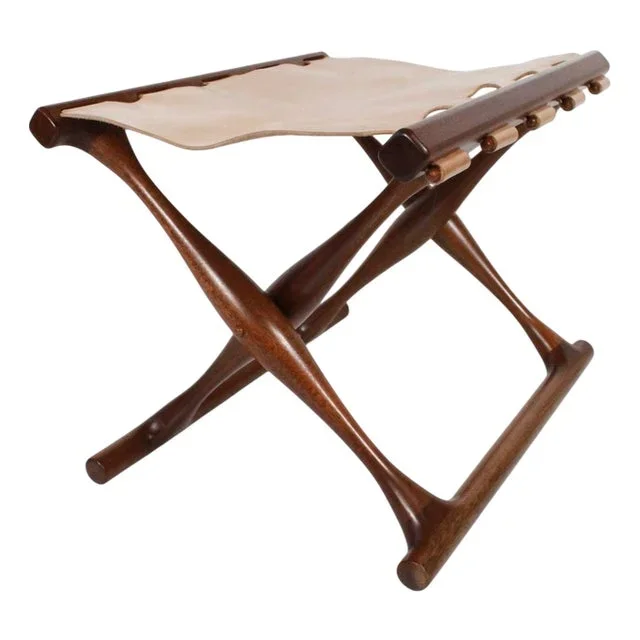 PH43 Folding Stool by Poul Hundevad, 1960s
