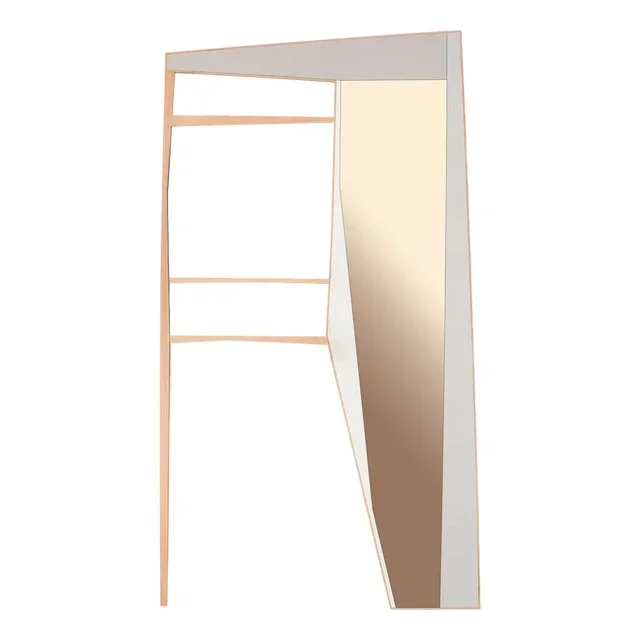 Phelie Wall Mirror with Coat Rack by Kathrin Charlotte Bohr for Jacobsroom