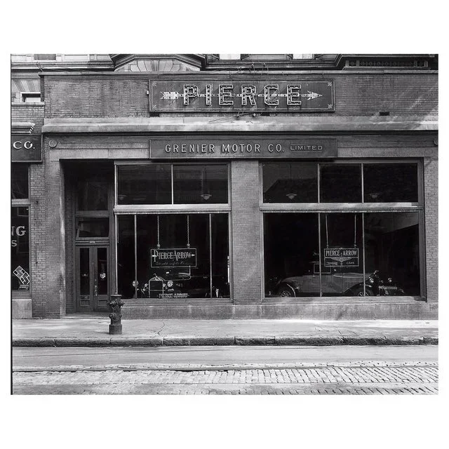 Pierce Arrow, Car Dealers Shop Window, 1925, Paper