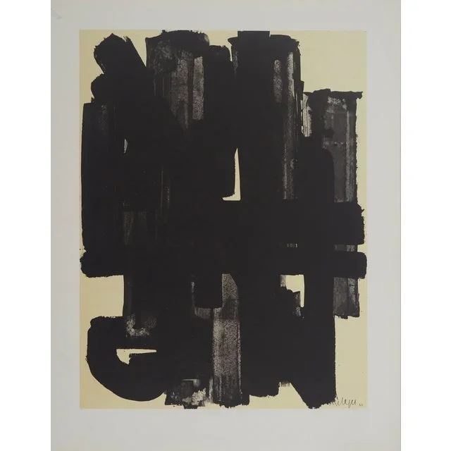 Pierre Soulages, After a Painting from 1953, Photogravure