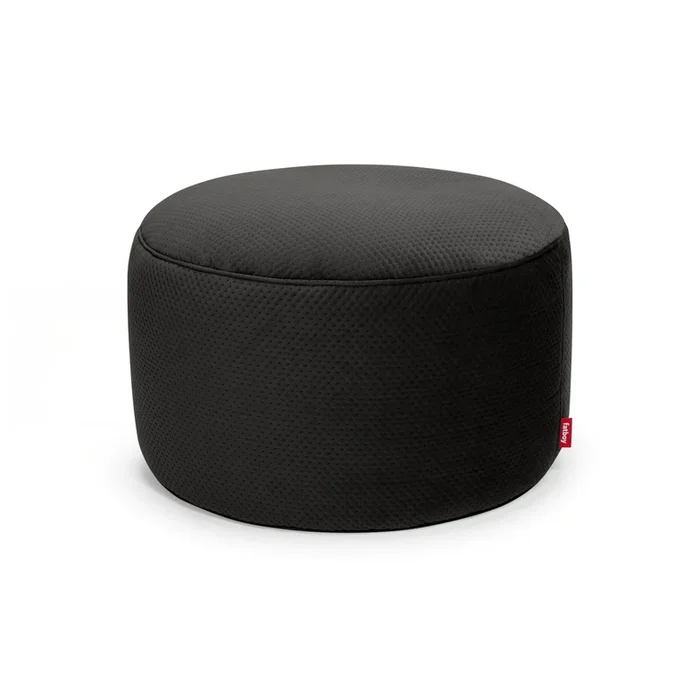Point Recycled Royal Velvet Pouf