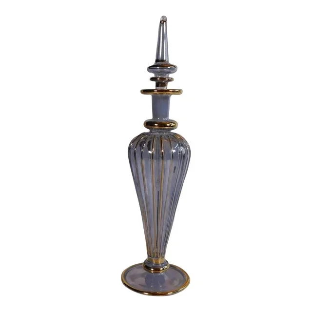 Purple Glass Perfume Bottle