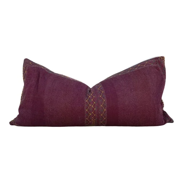 Rasbhari Sindh Sami Quilt Lumbar Pillow