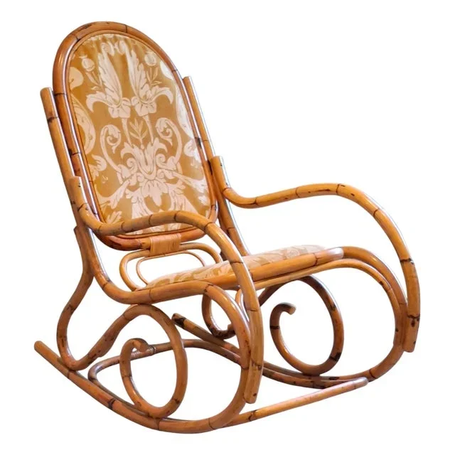 Rattan Rocking Chair, 1960s