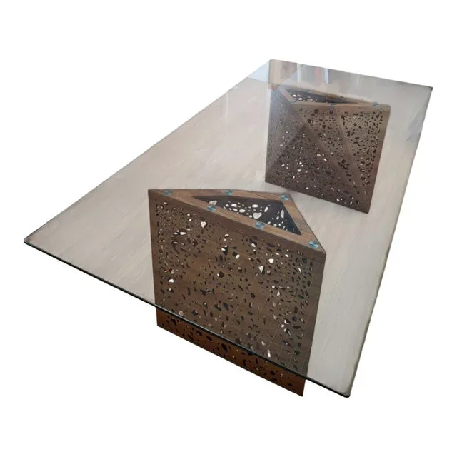 Rectangular “Riddled” Dining Table by Steven Holl for Horm