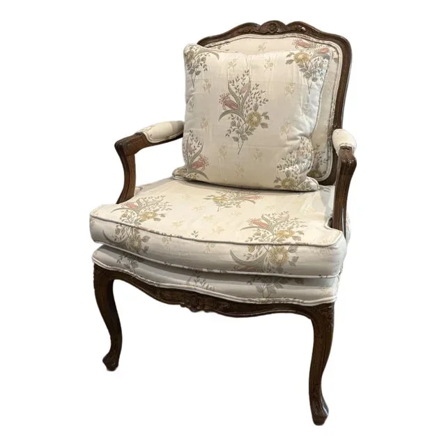 Regency Bergere Chair Louis XV Style
