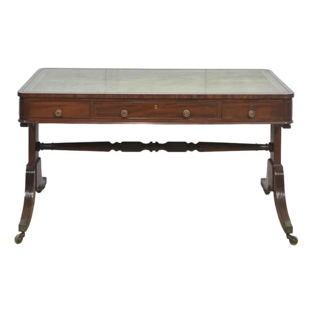 Regency Mahogany Library Table