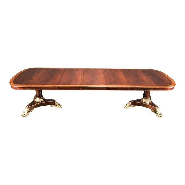 Regency Style Mahogany Dining Table
