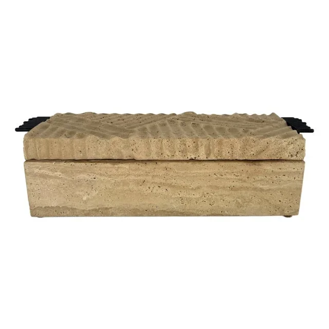 Revelation Textured Travertine Diagram Box