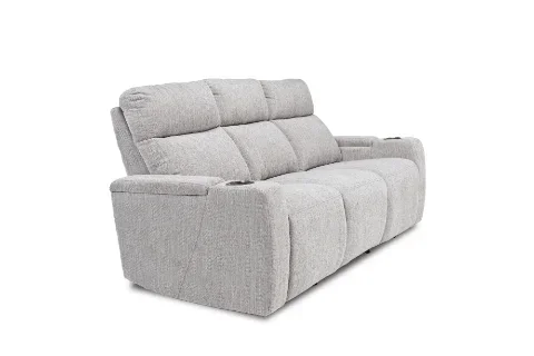 Rhys 2 Power Sofa in Pewter