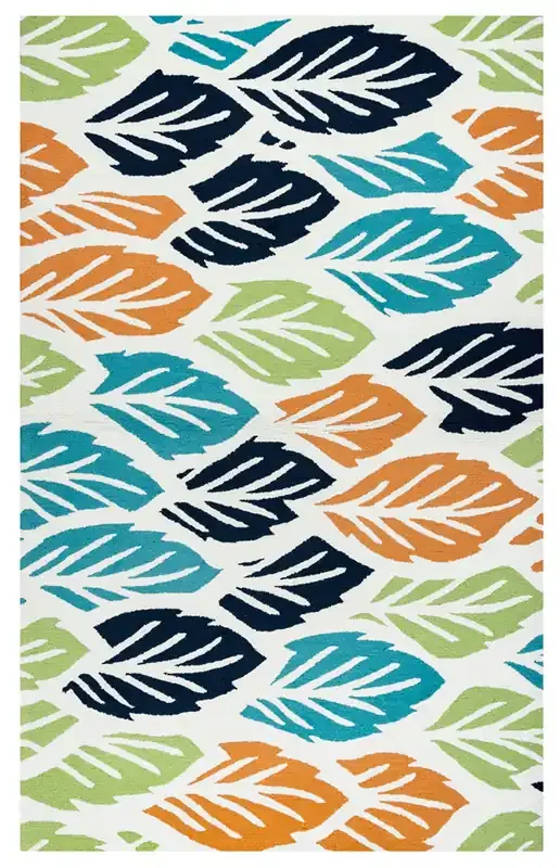 Rizzy Home Azzura Hill AH9789 Ivory Hand Tufted Polypropylene – 2‘ X 3‘ Rectangle Area Rug