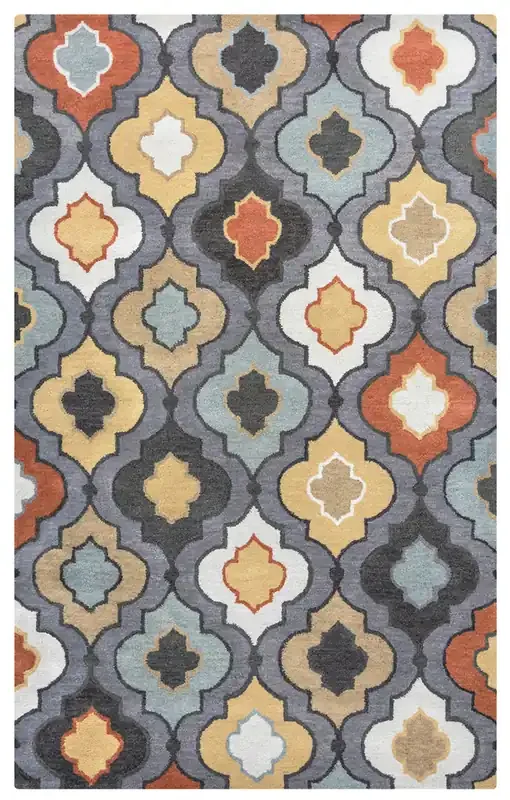Rizzy Home Bradberry Downs BD8602 Trellis Hand Tufted Area Rugs