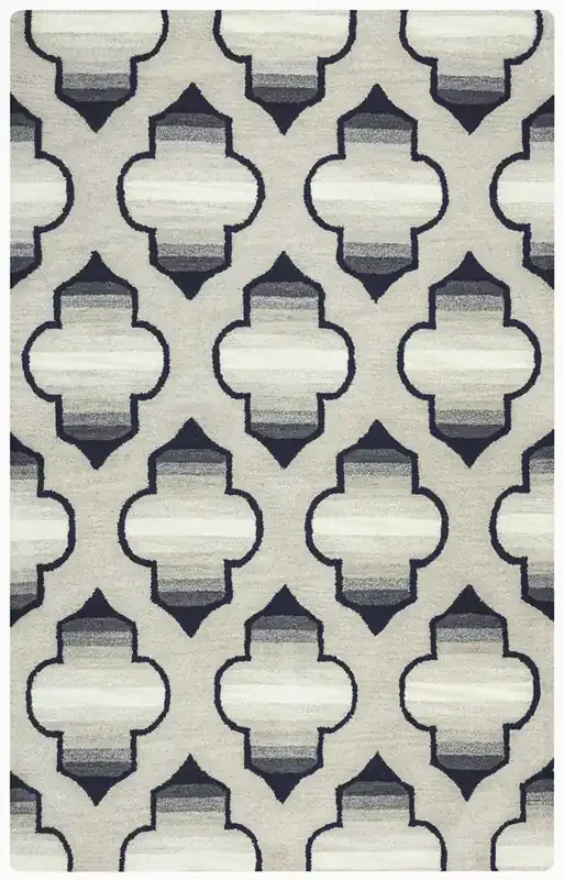 Rizzy Home Valintino VN9508 Trellis Hand Tufted Area Rugs