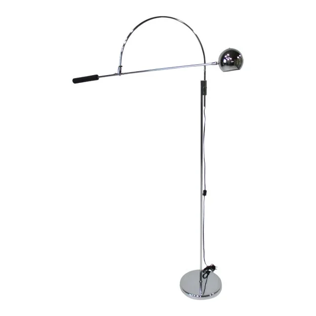 Robert Sonneman Orbiter Chrome Floor Lamp