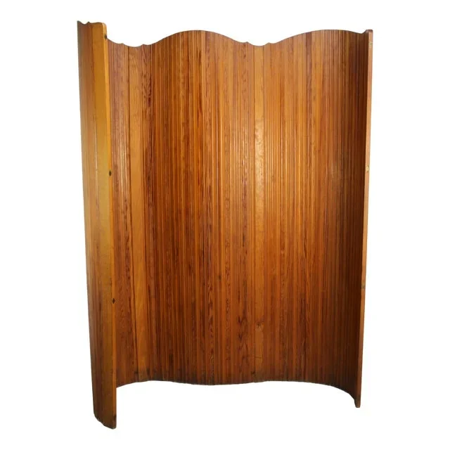Roller Screen in Pine Wood, SNSA, 1950s