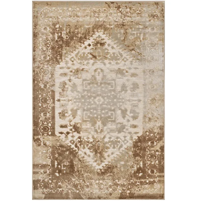 Rosina Distressed Persian Vintage Medallion 8×10 Area Rug