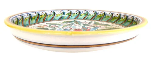 Round serving plate love birds 12 Inches