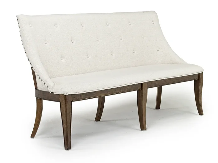 Roxy Dining Bench in Homestead Brown, Upholstered