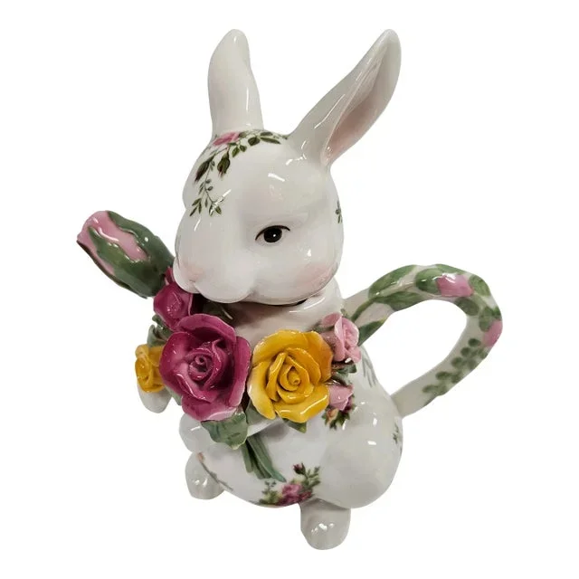 Royal Albert Rose and Rabbit Tea Pot