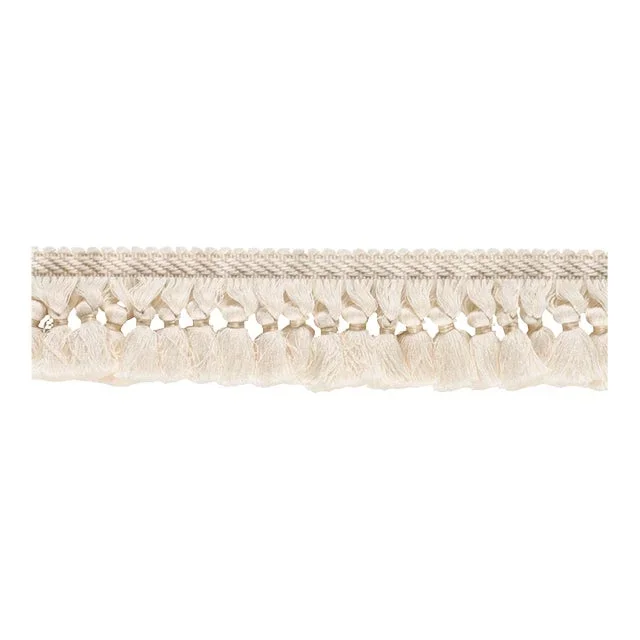 SAMPLE – Schumacher Rosalind Tassel Trim In Ivory