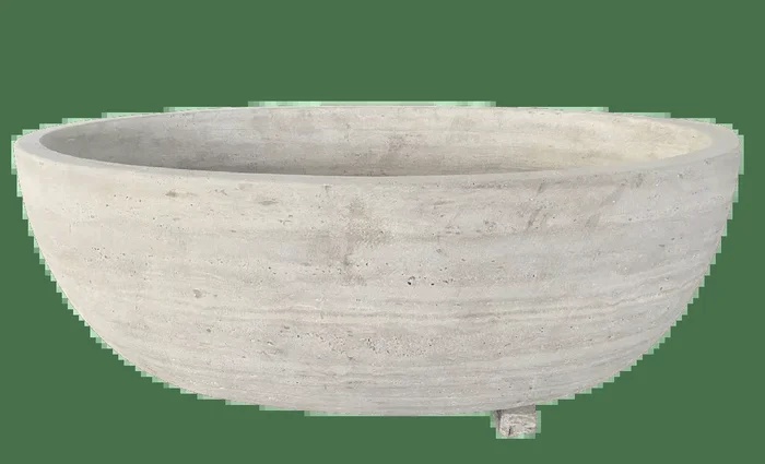 Sandblasted Travertine Bathtub