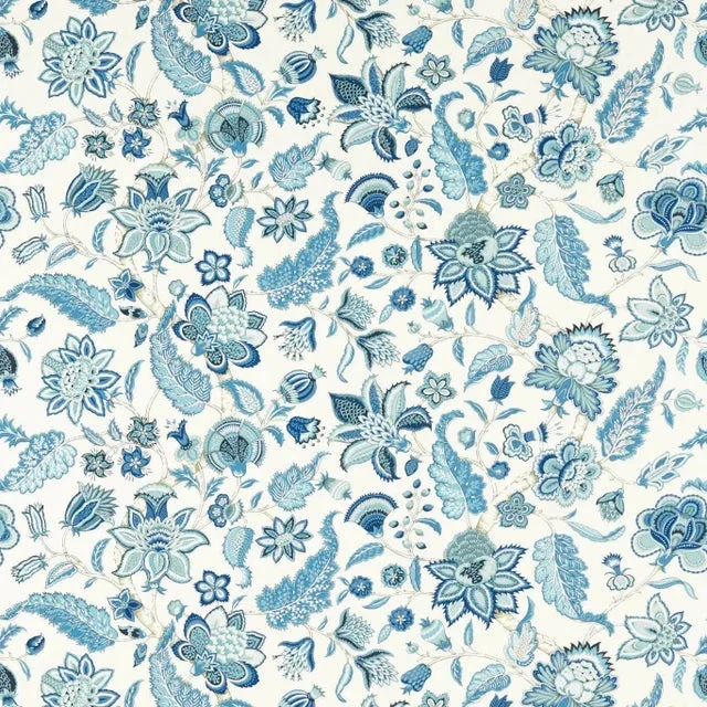 Sanderson Newnham Courtney Fabric in Indigo