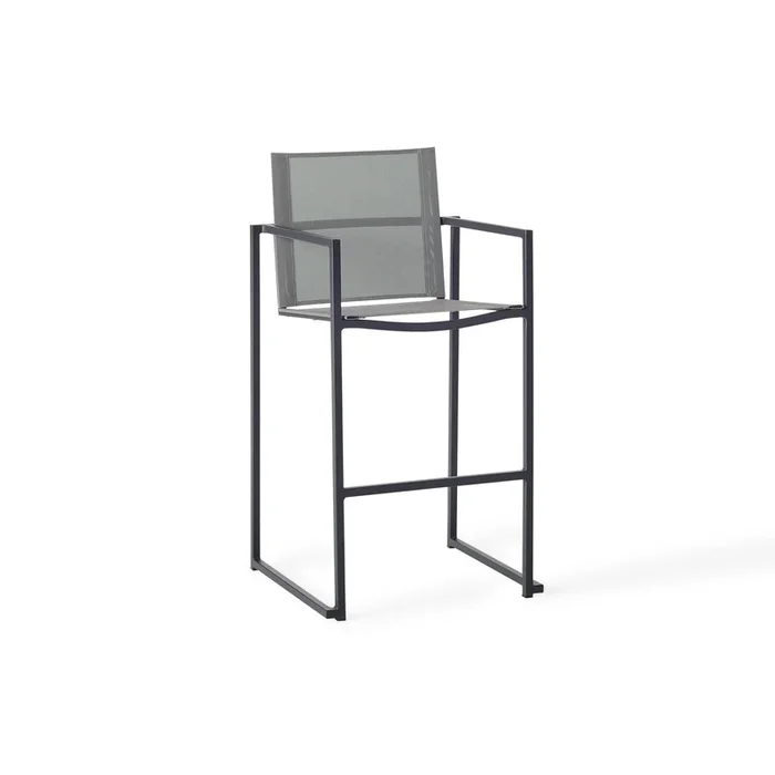 Santa Monica Bar Chair in Charcoal