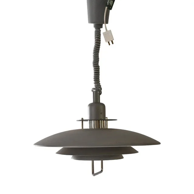 Scandinavian Metal Lamp, 1960s