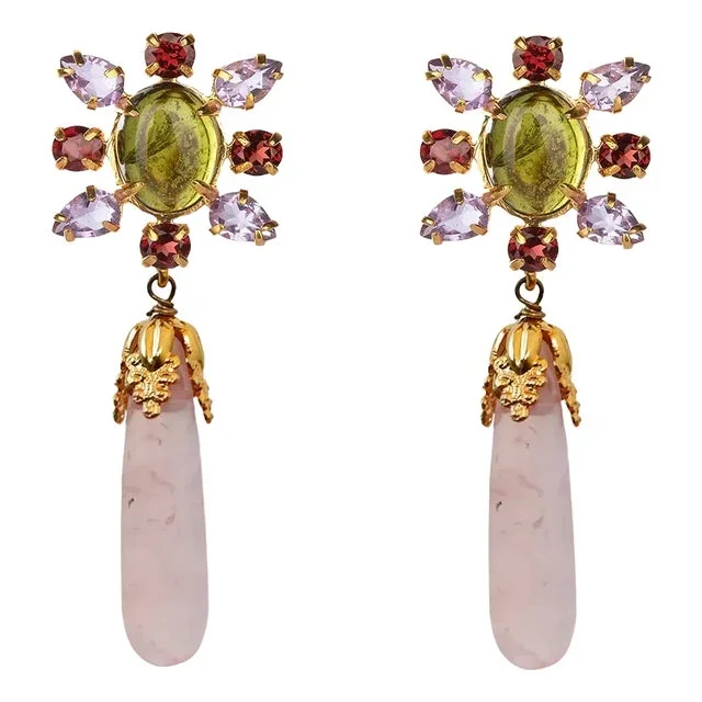 Scarlet Earrings, Pierced