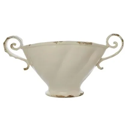 Scavo Twist Bowl with Handles by Arte Italica