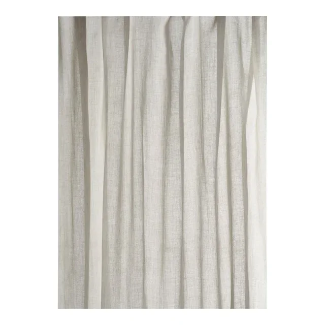Schumacher Summit Sheer Fabric In Dove