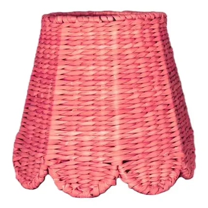 Seagrass Shade Cover (Scalloped in Orange)