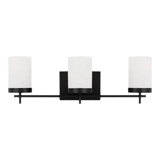 Sean Lavin By Visual Comfort Studio Zire 3-Light Bath Fixture in Midnight Black