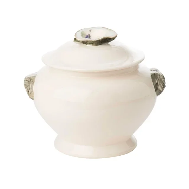 Seaside Tureen with Oyster Decoration