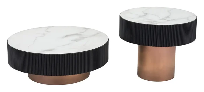 Set Of 2 Fletcher Coffee Tables Multicolor