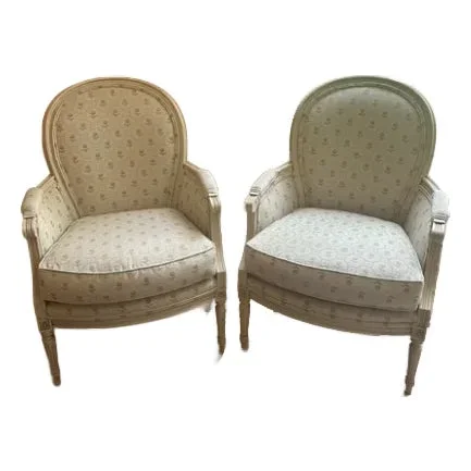 Set of 2 Pearson Bergere Chairs