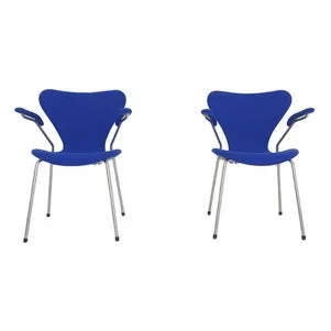 Set of Model 3207 Dining Chairs by Arne Jacobsen for Fritz Hansen, 2000s