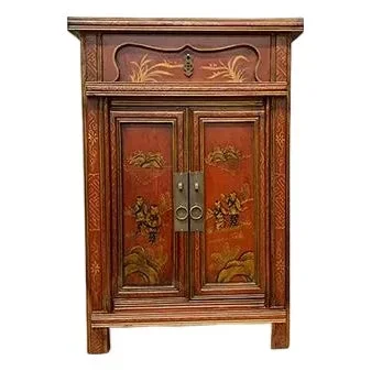 Shang Dong Side Table- Red