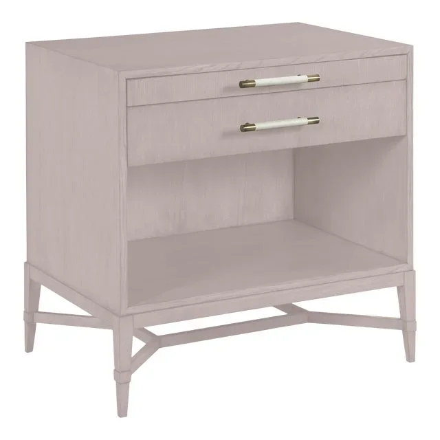 Shea Bedside Table, Elephant Gray