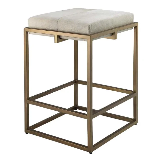Shelby Counter Stool in White