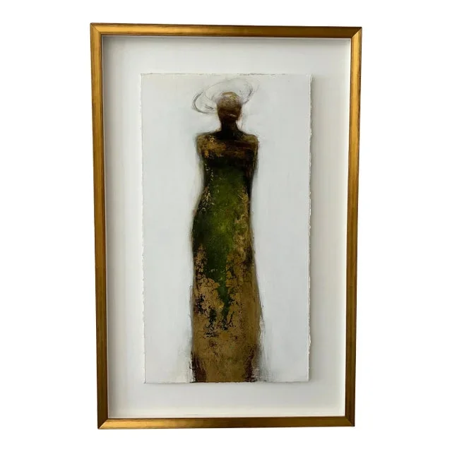 Silhouette Series Abstract Framed Figurative Painting by Tracy Sharp