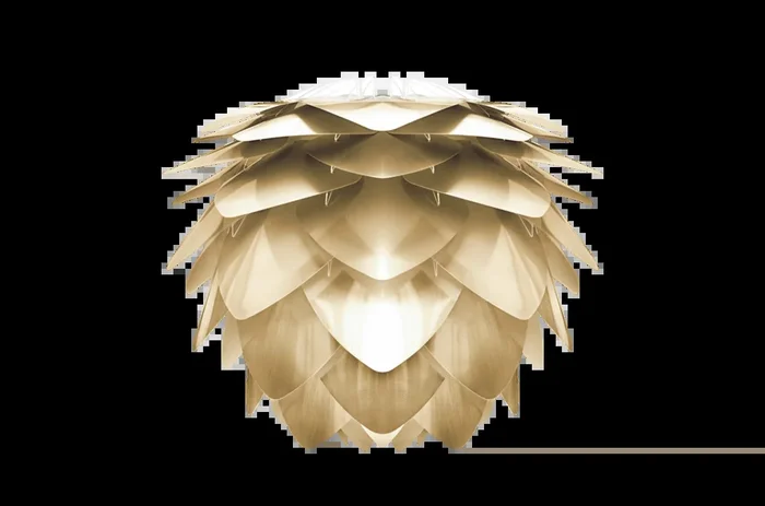 Silvia Lamp Shade, Brushed Brass