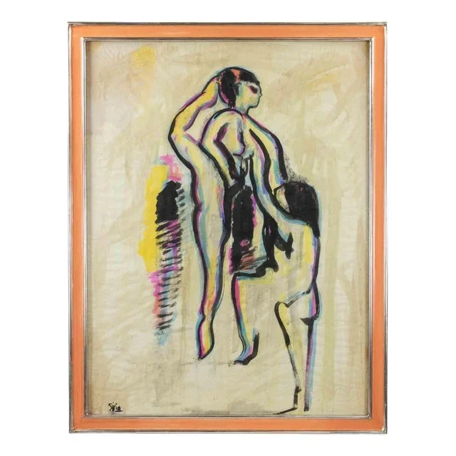 Sirio Pellegrini, Warm-Up, Watercolor, 1960s