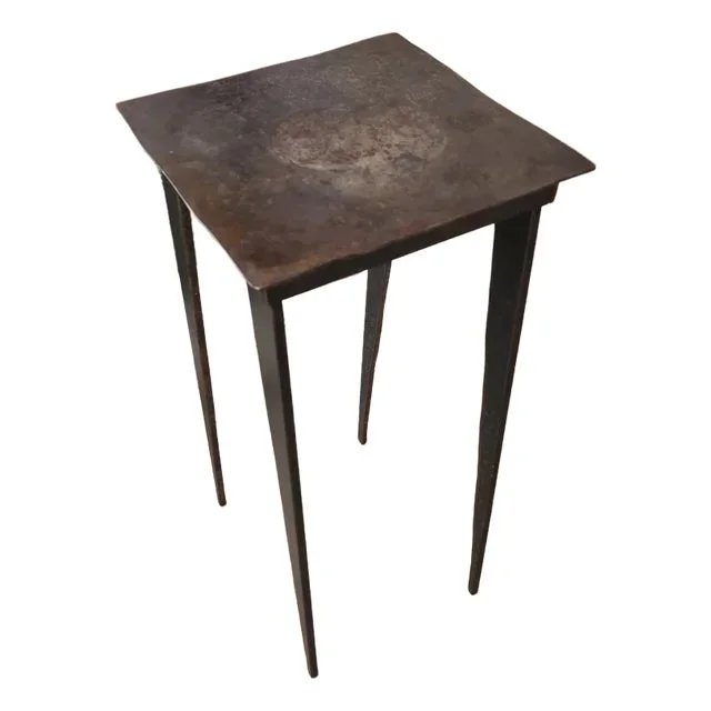 Small Jon Sarriugarte Brutalist Iron Table