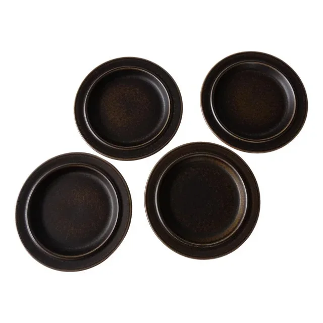 Small Plates by Ulla Procope for Ruska, 1960s, Set of 4