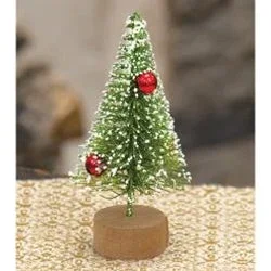 Snowy Vintage Bottlebrush Tree