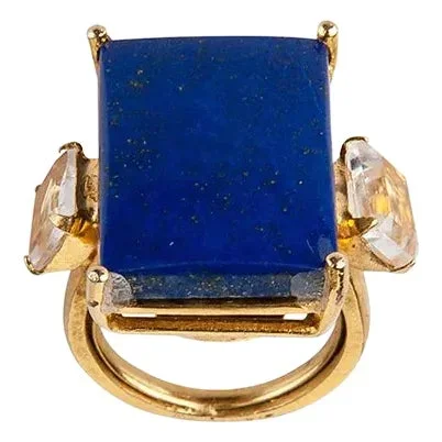 Solene Ring, Blue, Size 8