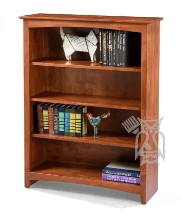 Solid Alder Wood Shaker Bookcase 36