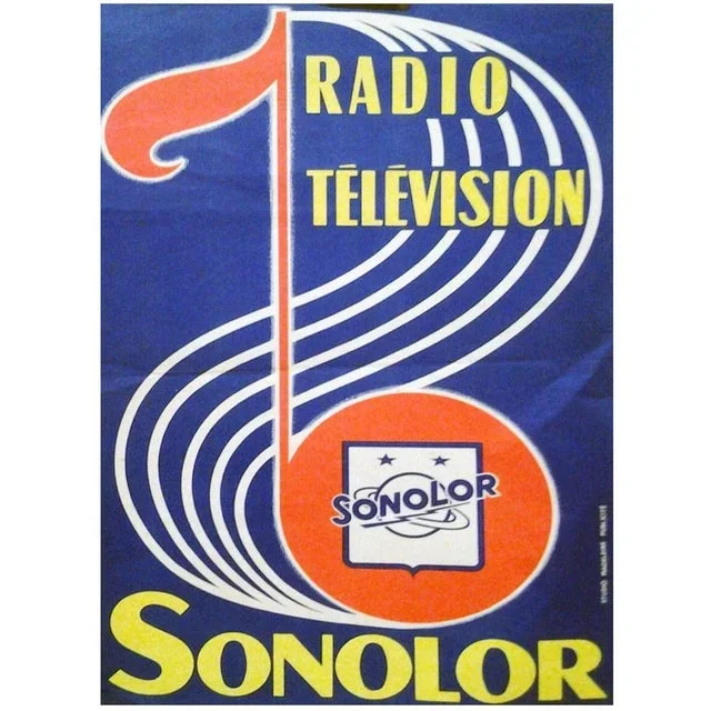 Sonocolor Radio Television, 1959, Poster